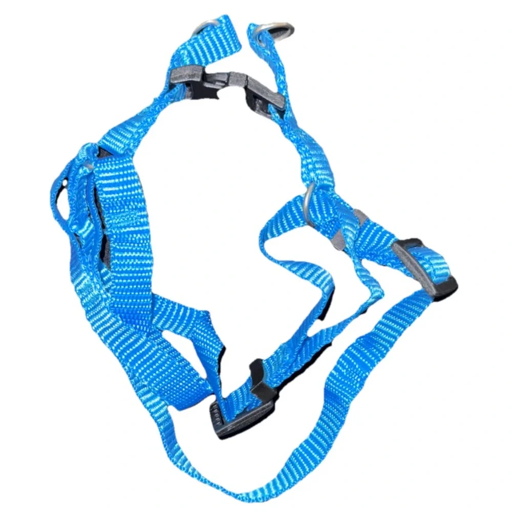 Dog Harness Adjustable Blue SM NEW